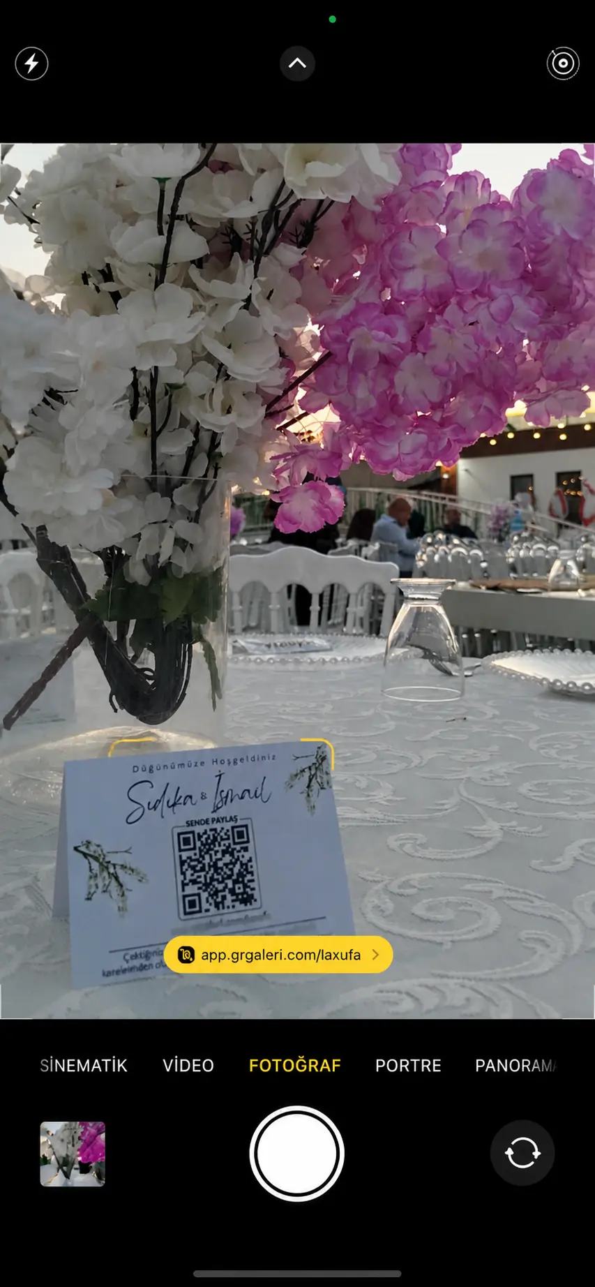 QR Galeri QR Ekranı